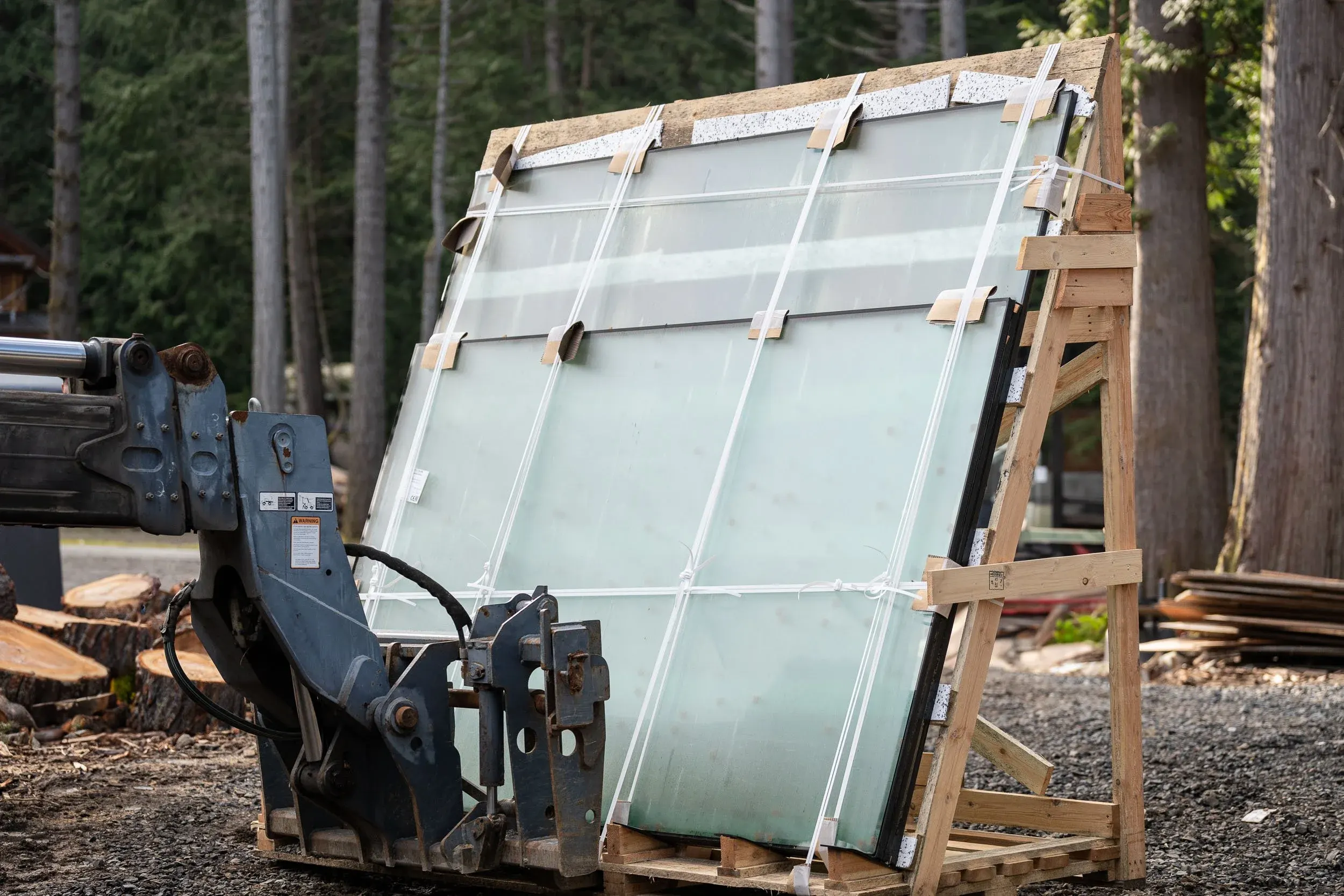 Window Merchant installation progression photography on active jobsite